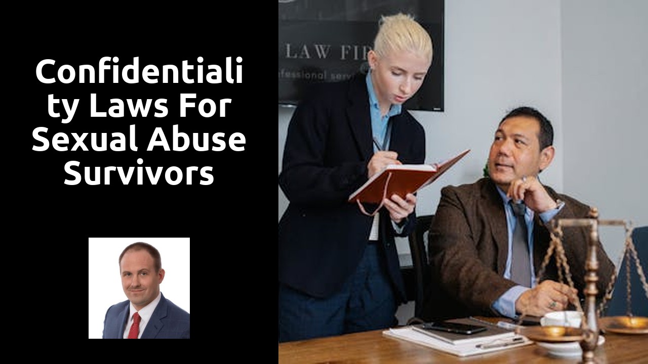 Confidentiality Laws for Sexual Abuse Survivors